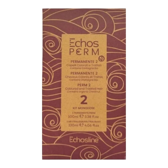 Набір для хімічної завивки Echosline Perm Vegan P2 100мл + 120мл